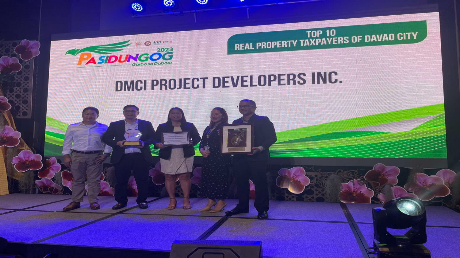 DMCI Homes among Davao Cityâ s Top 10 Real Property Taxpayers